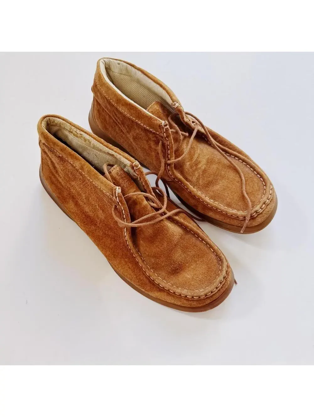 Tan Suede Hush Puppies Suede Booties